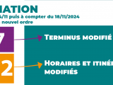 Déviation Ligne 7 et Scolaire V2 !